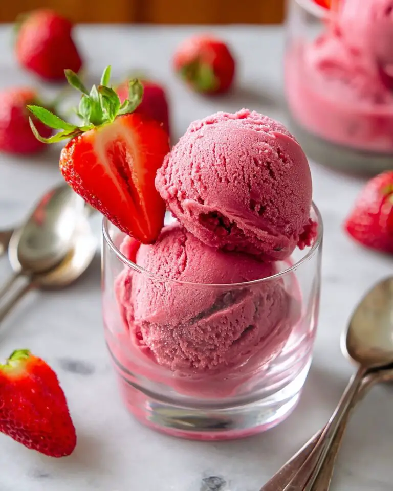 Strawberry Sorbet Recipe