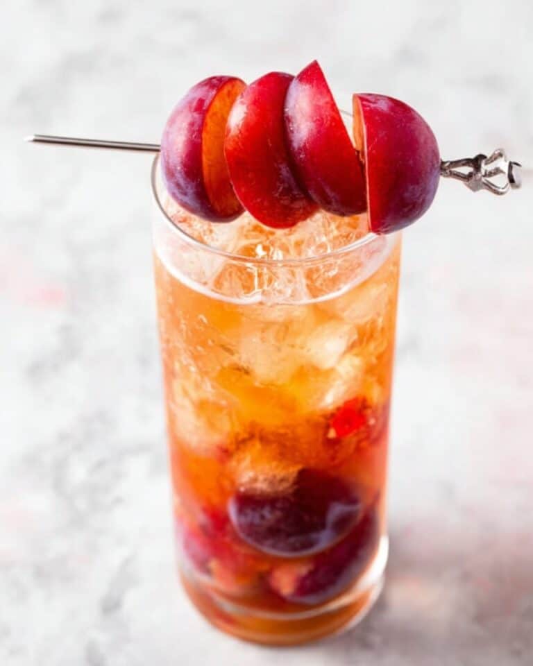 Bellini Peach Raspberry Iced Tea Recipe