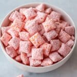 Easy Strawberry Shortcake Puppy Chow Recipe