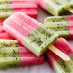 Watermelon Kiwi Popsicles Recipe