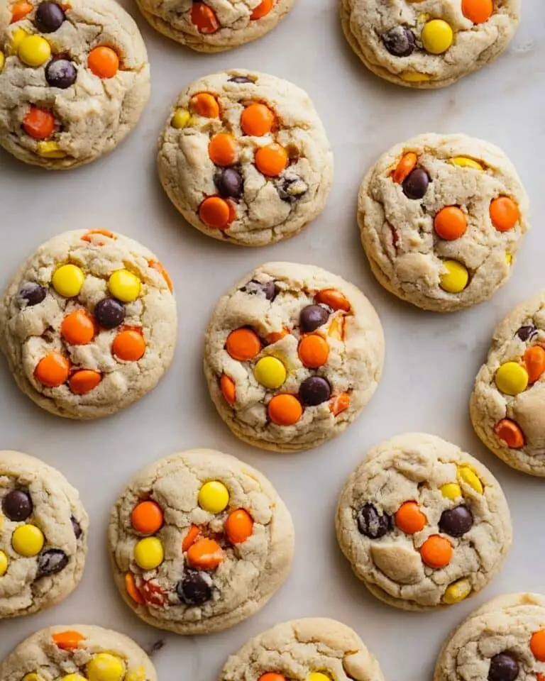 Reese’s Pieces Peanut Butter Cookies Recipe