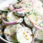Cucumber Everything Bagel Salad Recipe