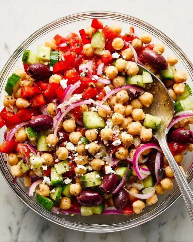 Mediterranean Chickpea Salad Recipe