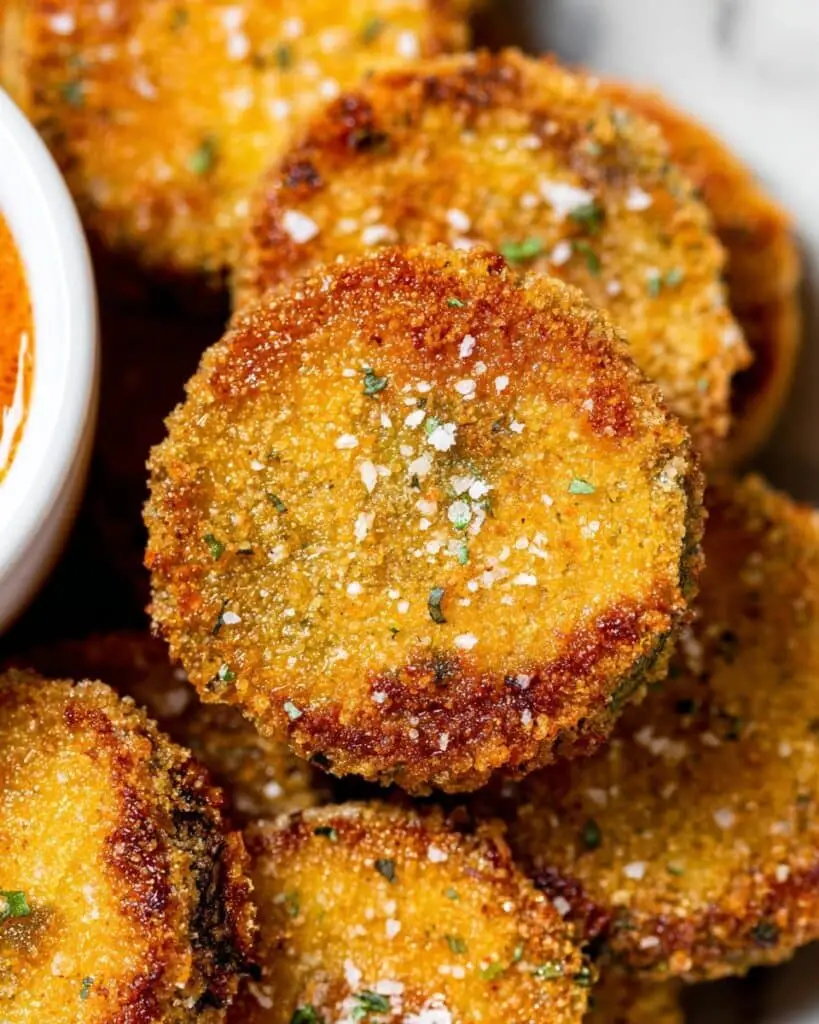 Crispy Baked and Breaded Zucchini Chips Recipe