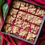 Rhubarb Oat Bars Recipe