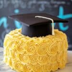 Easy Graduation Cake (Cap and Diploma) Recipe