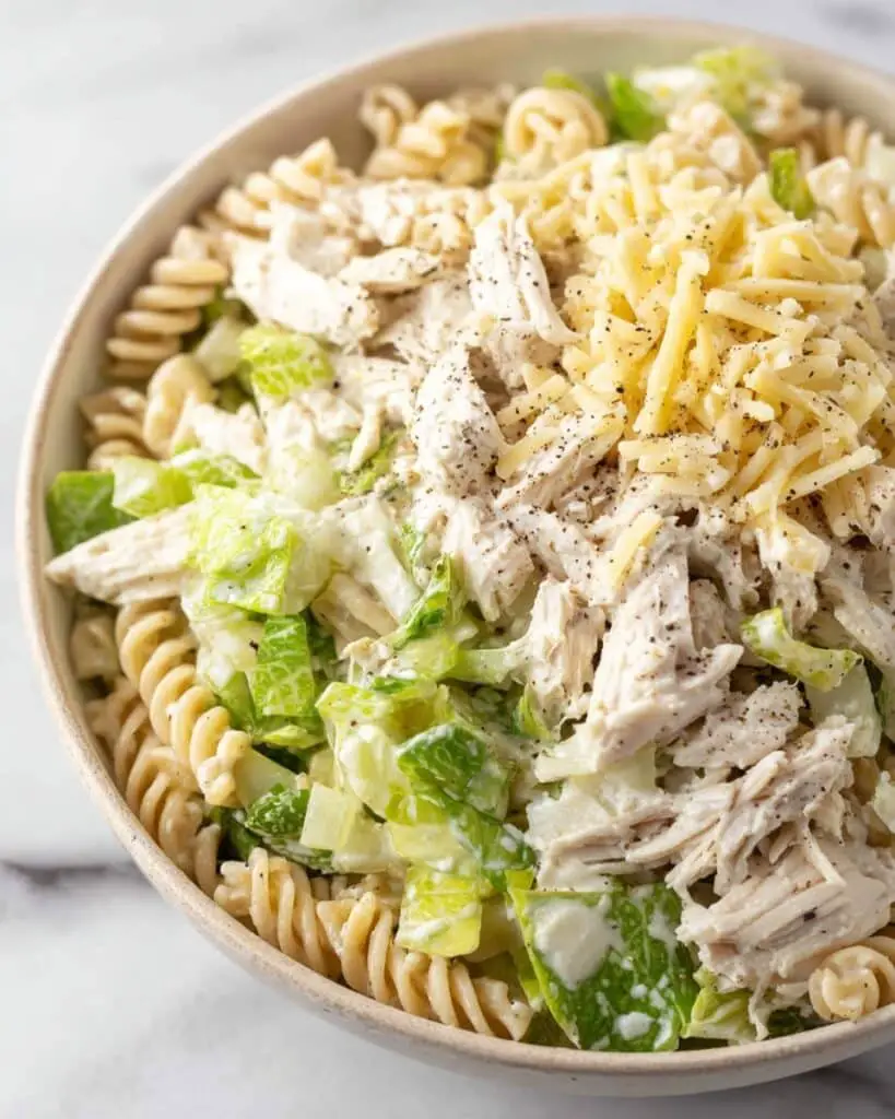 Chicken Caesar Pasta Salad Recipe