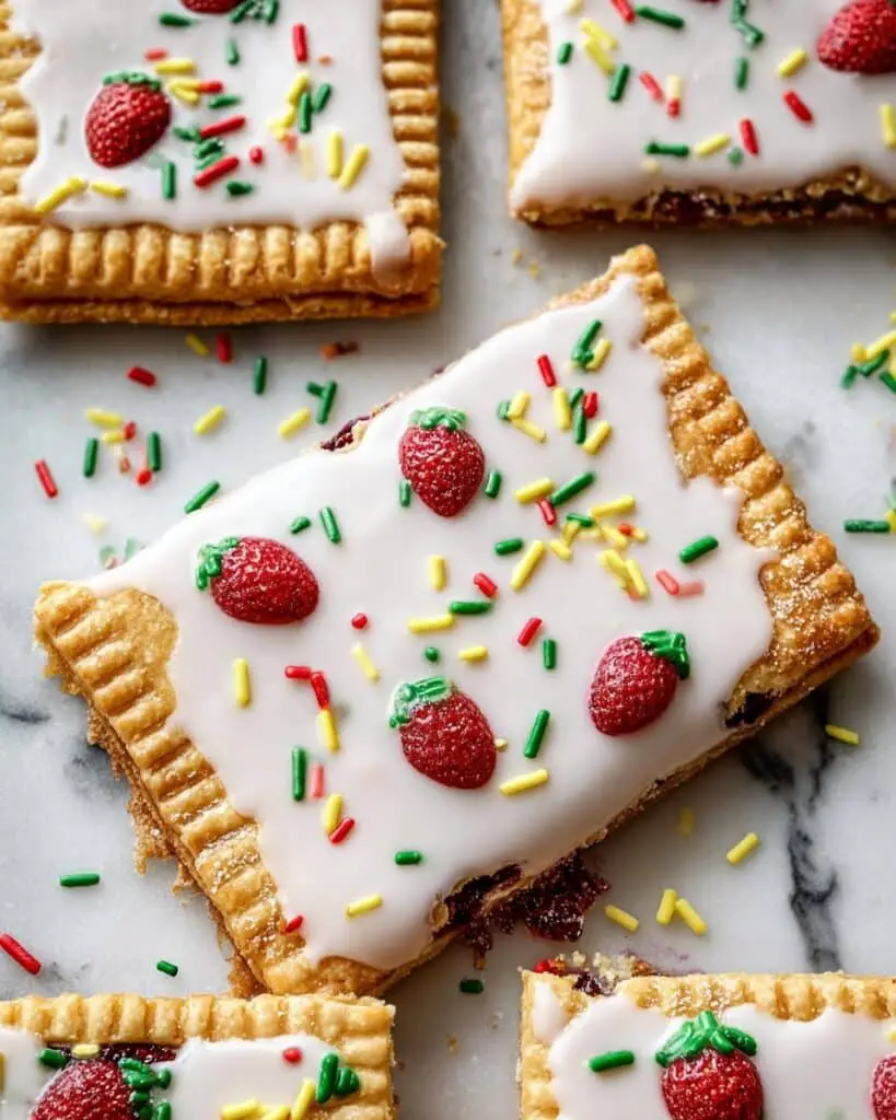 Giant Frosted Strawberry Pop Tart Recipe