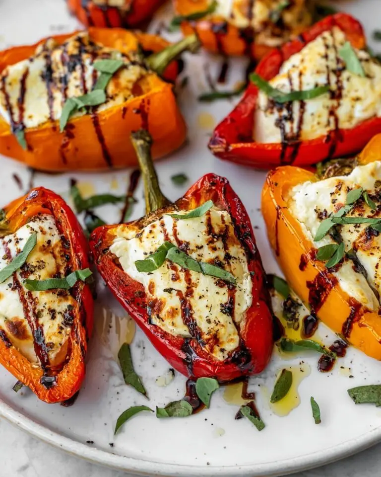 Stuffed Mini Peppers with Cream Cheese and Everything Bagel Seasoning Recipe