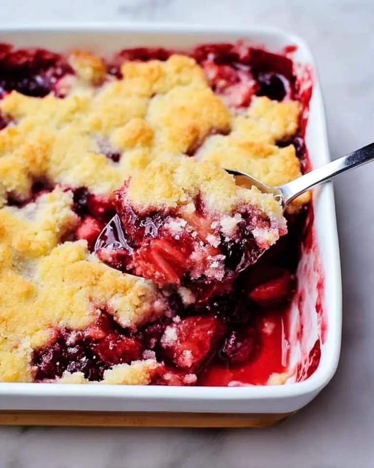 Scrumptious 5-Ingredient Strawberry Cobbler Recipe