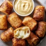 Air Fryer Philly Cheesesteak Egg Rolls Recipe