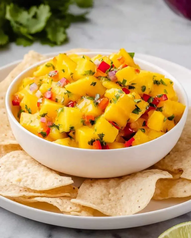 Sweet Mango Pineapple Salsa Recipe