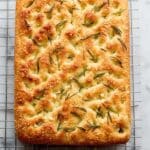 Parmesan Focaccia with Rosemary Recipe