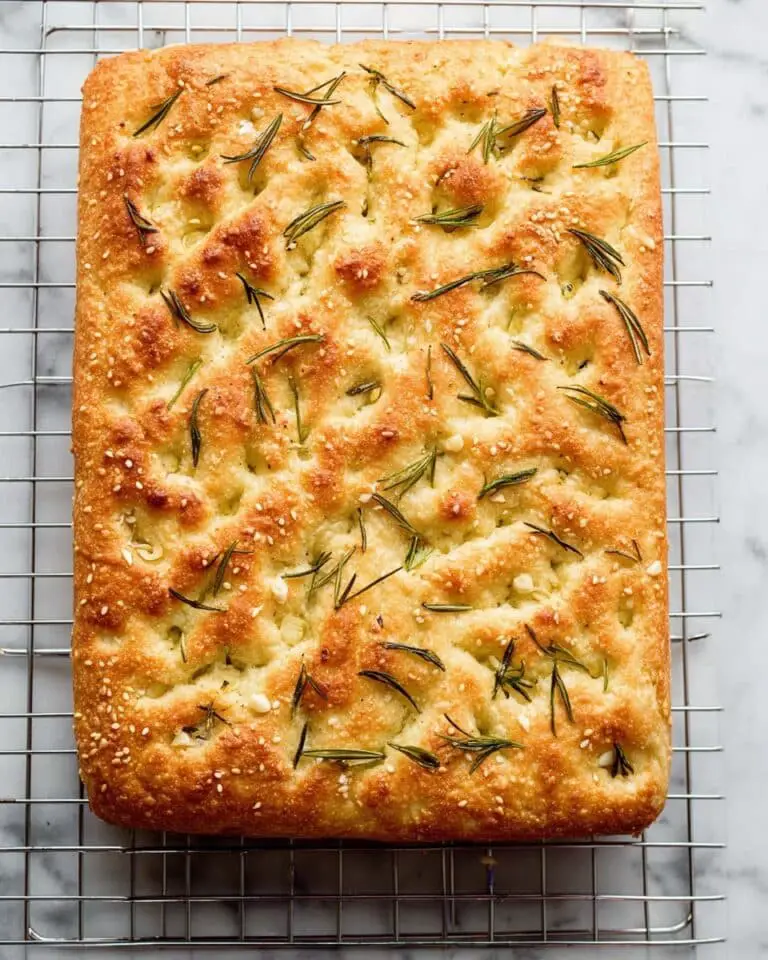 Parmesan Focaccia with Rosemary Recipe