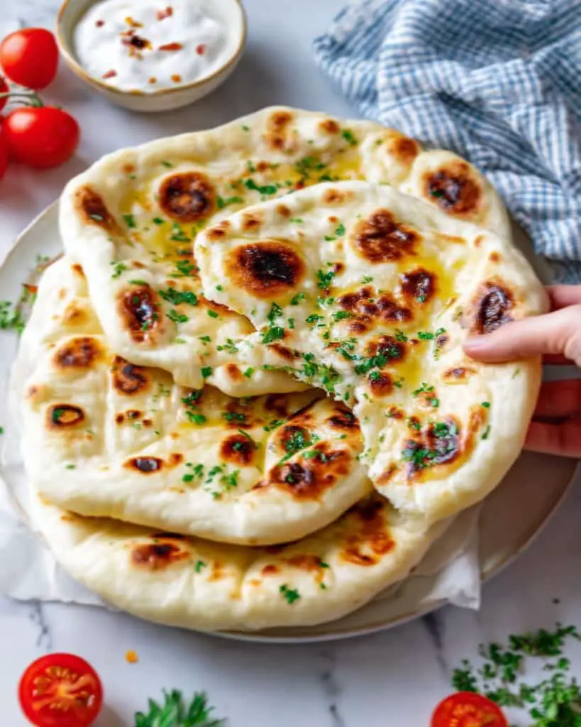 3-Ingredient Greek Yogurt Pitas (Flatbread) Recipe
