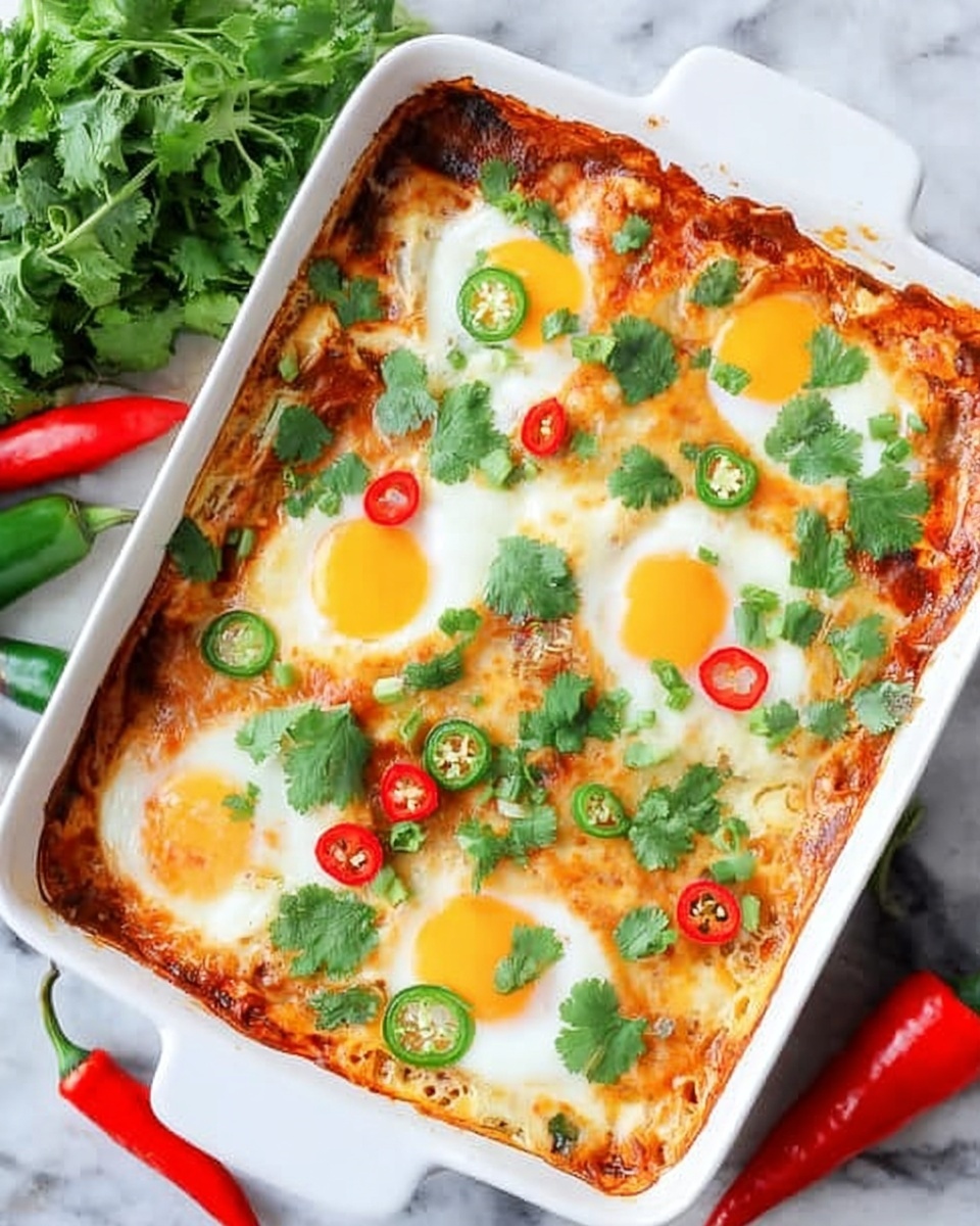 A slice of casserole is shown being lifted above a white baking dish on a white marbled surface. The slice has several layers: the bottom is a light brown crispy crust, topped by a thick, chunky layer of cooked minced meat mixed with a reddish sauce. Above this is a melted yellow cheese layer with some white melted cheese patches. Fresh green cilantro leaves and small chopped green onions are scattered on top. The edges of the slice are slightly browned and crisp. The background is dark, making the casserole colors stand out. Photo taken with an iphone --ar 4:5 --v 7