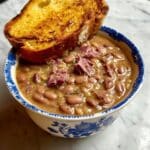 Great Northern Beans & Smoked Turkey Necks with Hoe Cakes Recipe