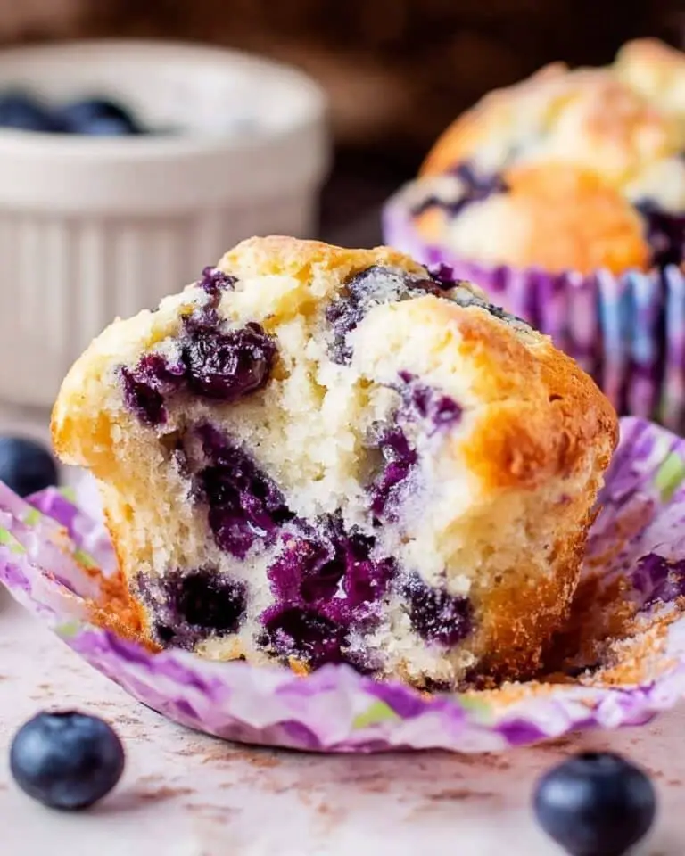 Blueberry Cottage Cheese Muffins Recipe