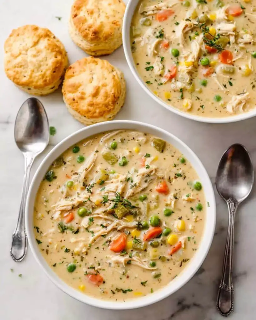 Chicken Pot Pie Soup Recipe