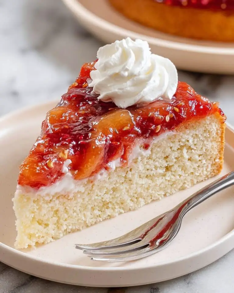 Rhubarb Upside-Down Cake Recipe