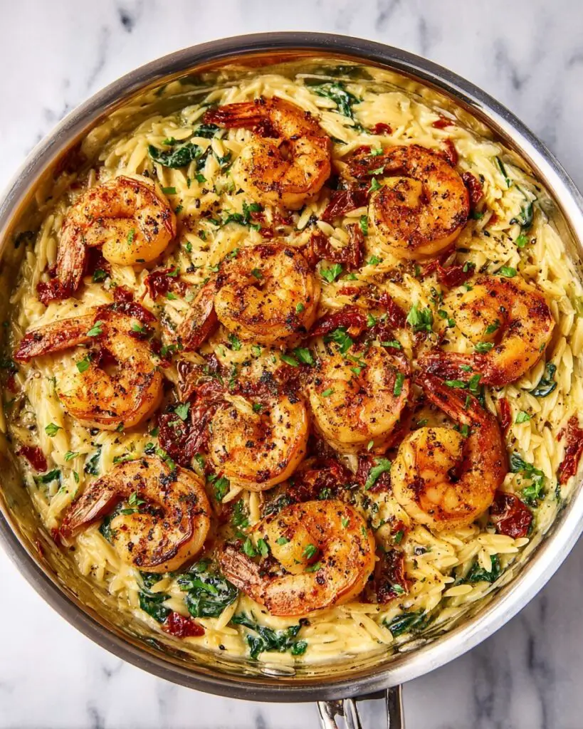 One Pot “Marry Me” Shrimp and Orzo Pasta Recipe