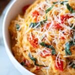 Instant Pot Tomato Basil Spaghetti Squash Recipe