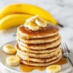 Thick and Fluffy Banana Pancakes Recipe