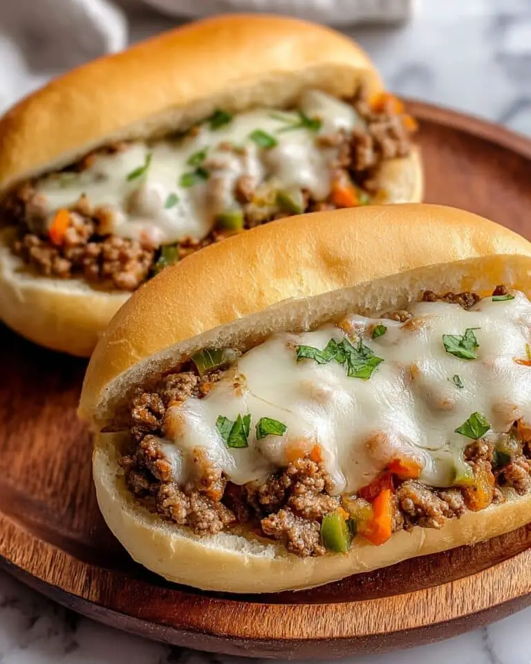 Ground Beef Philly Cheesesteaks Recipe