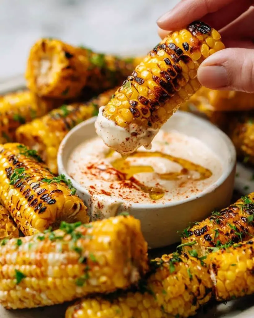 Mexican Corn Ribs with Elote Sauce Recipe