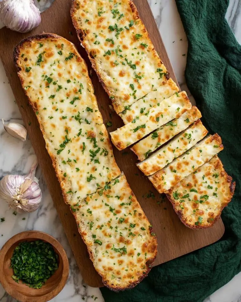 Cheesy Garlic Bread Recipe
