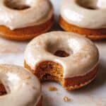Baked Pumpkin Donuts with Cinnamon Sugar and Cream Cheese Glaze Recipe