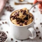 Chocolate Chip Cookie Mug Cake Recipe