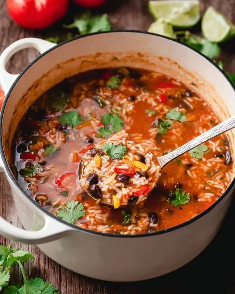 Chicken Tomato Rice Soup Recipe