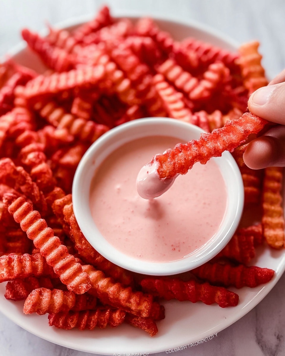Watermelon Fries with Vanilla Yogurt Dip Recipe