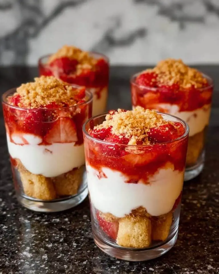Easy & Simple Strawberry Cheesecake Twinkie Cups Recipe