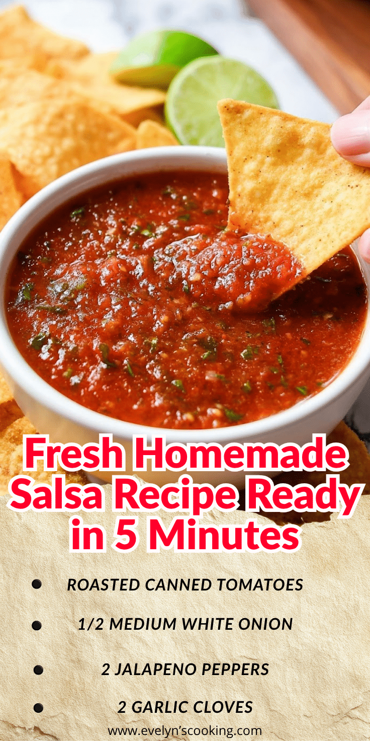 Homemade Salsa Recipe: Irresistibly Fresh & Smoky Dip