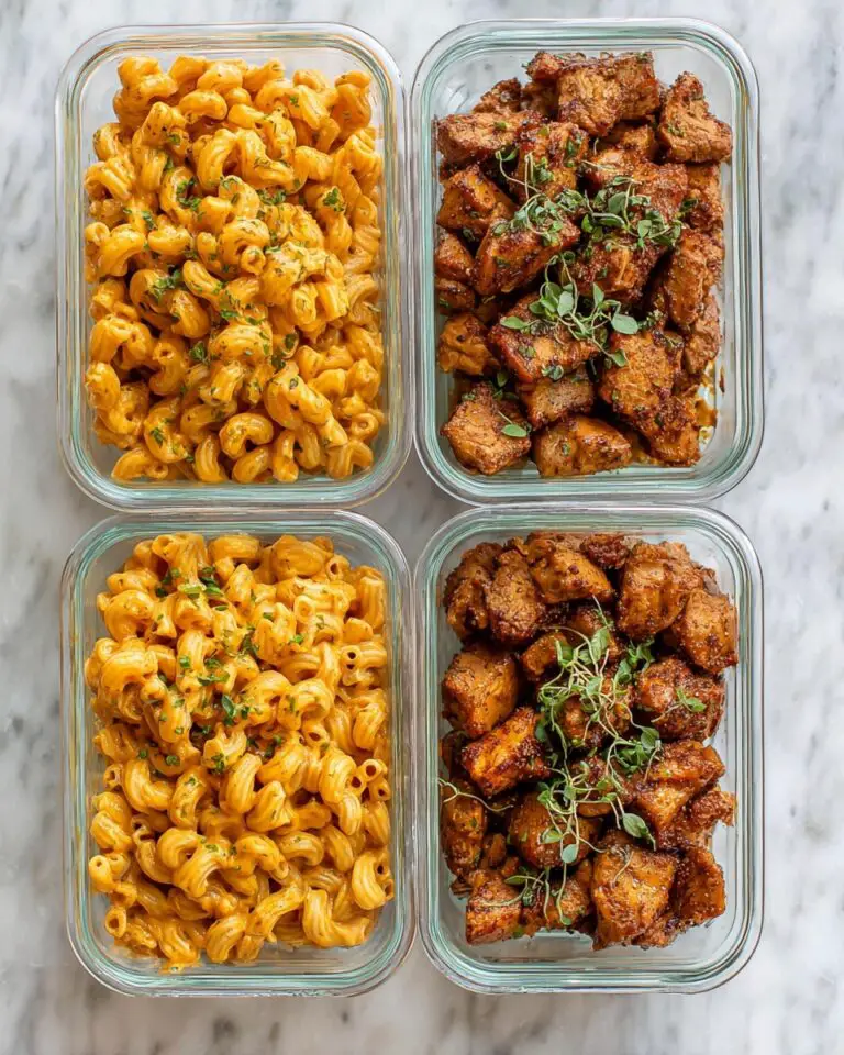 High Protein Honey Butter Chicken Alfredo Pasta Recipe