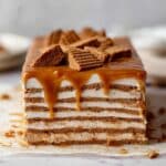 No-Bake Cookie Butter Icebox Cake with Speculoos Recipe