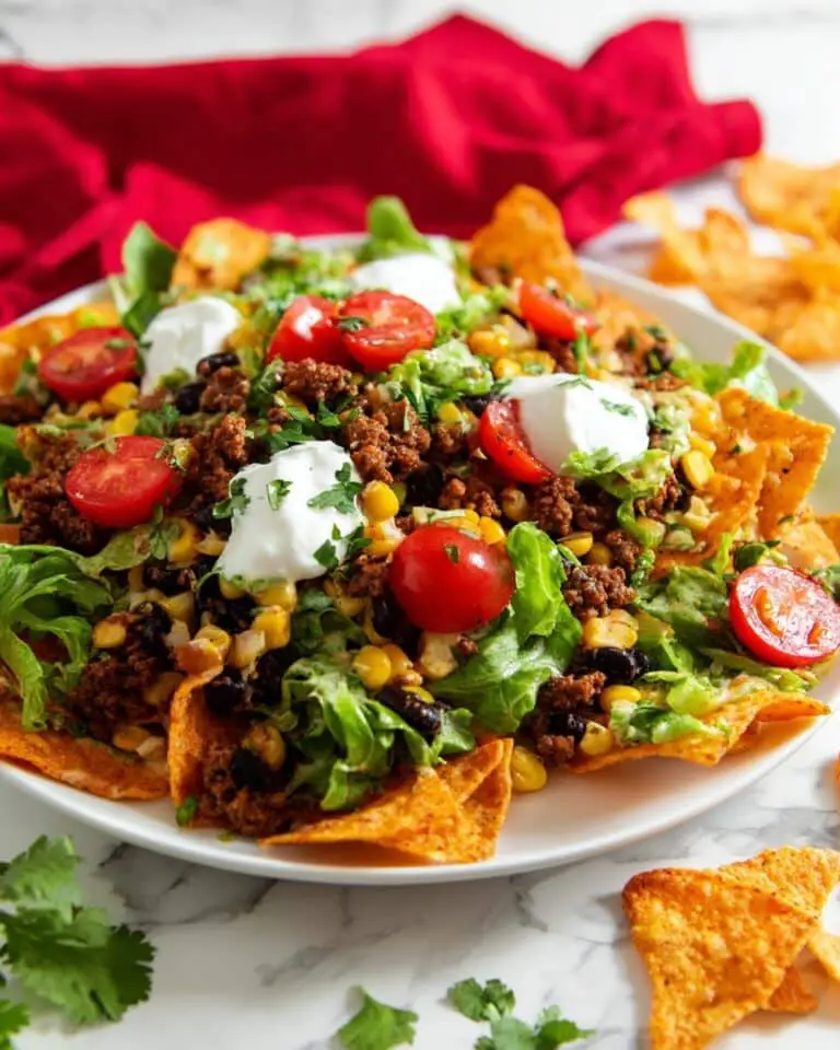 Dorito Beef Taco Salad Bowl Recipe