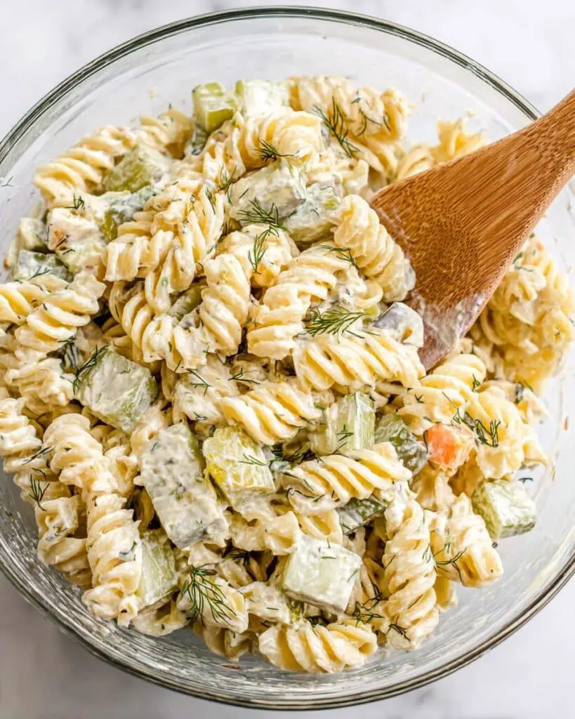 Dill Pickle Pasta Salad Recipe