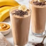 Chocolate Peanut Butter Banana Smoothie Recipe