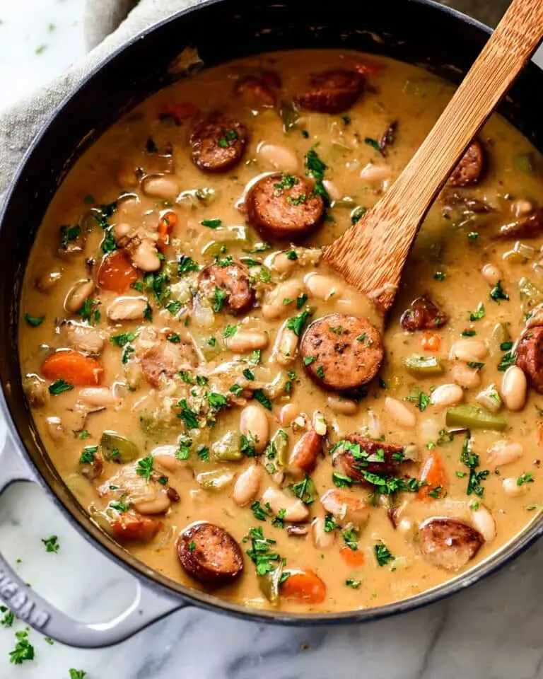 Creamy Bean and Sausage Soup Recipe
