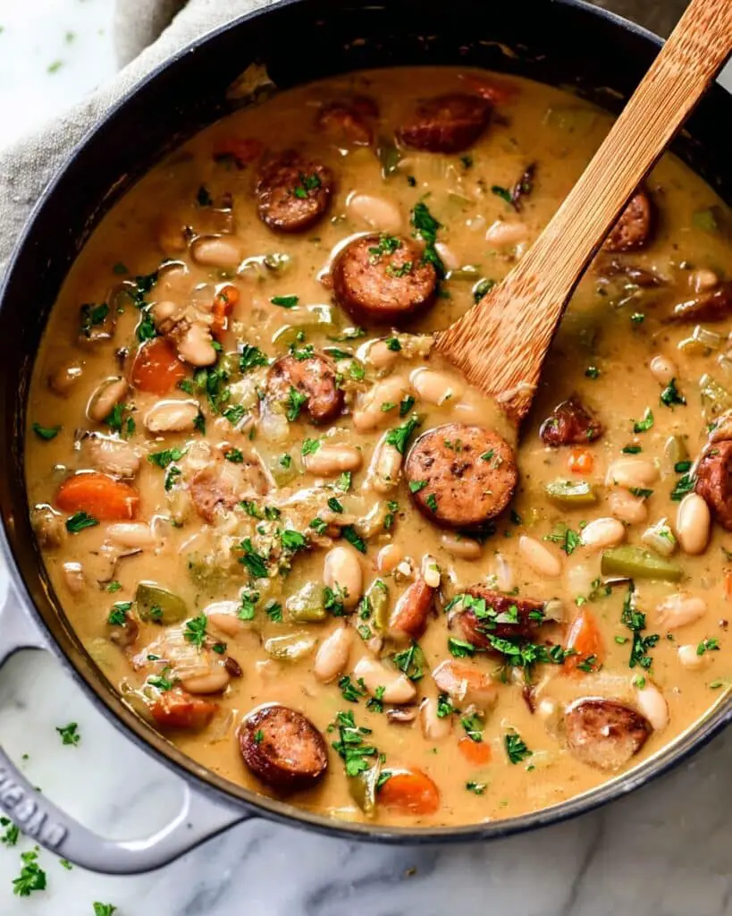 Creamy Bean and Sausage Soup Recipe