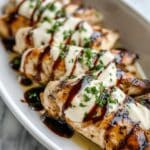 Balsamic Baked Chicken Breast with Mozzarella Cheese Recipe