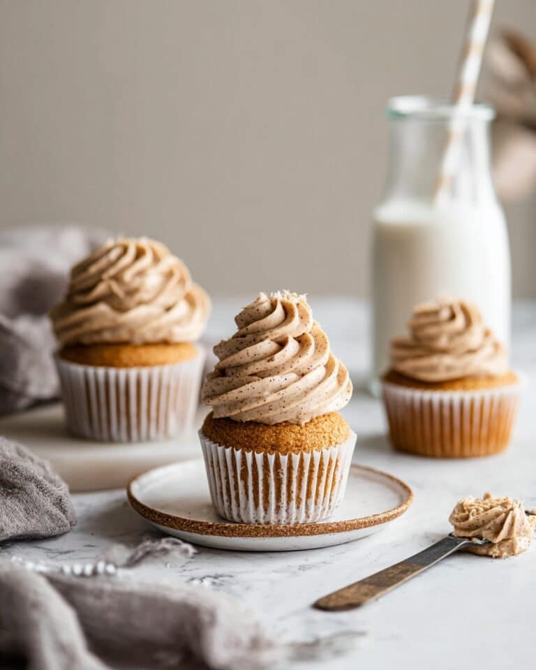Vegan Banana Cupcakes with Cinnamon Ermine Frosting Recipe