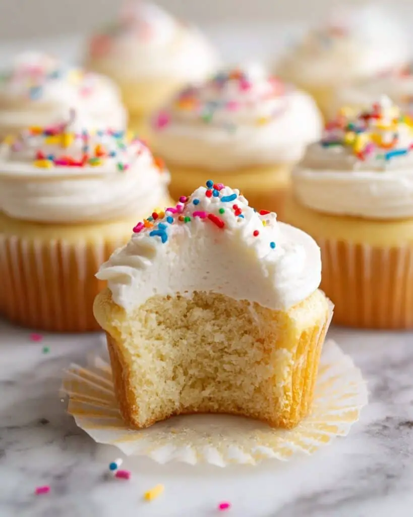 Vanilla Birthday Cupcakes Recipe