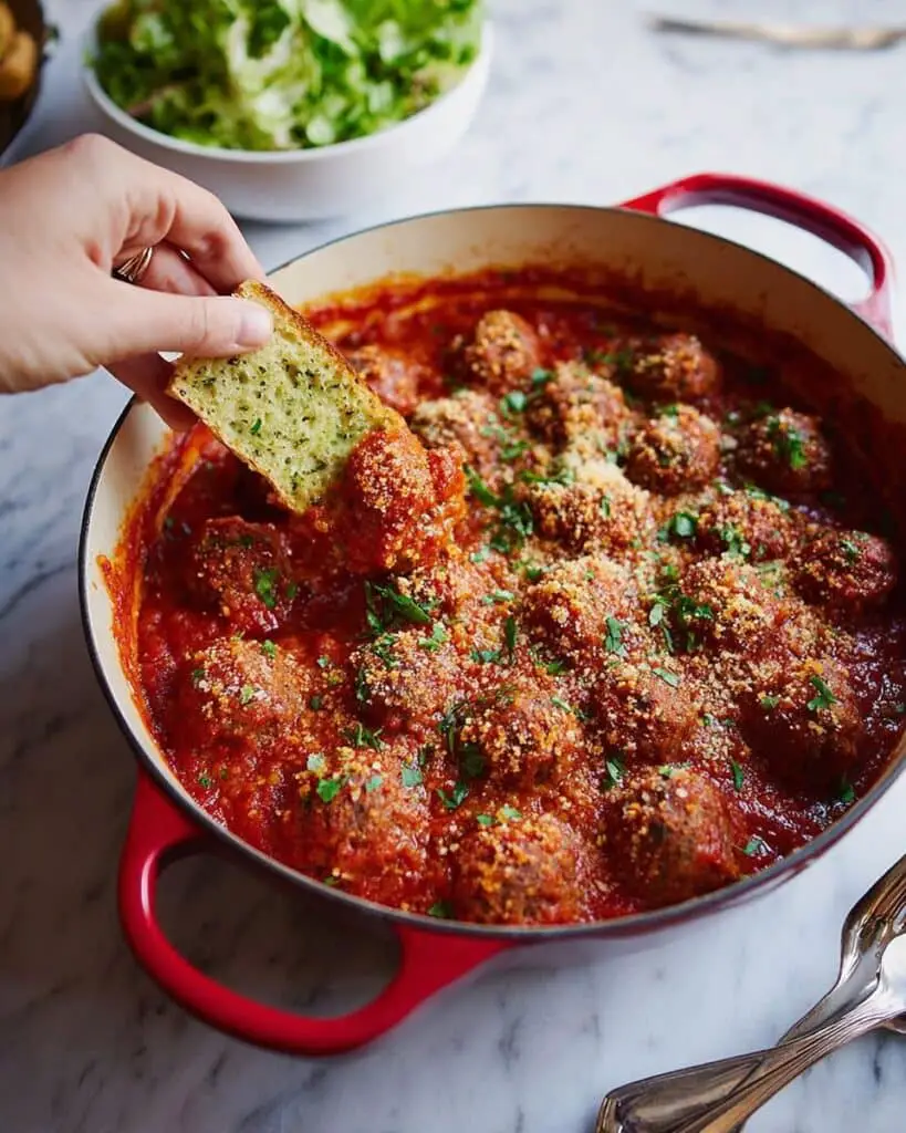 Ricotta Meatballs with Crispy Topping Recipe