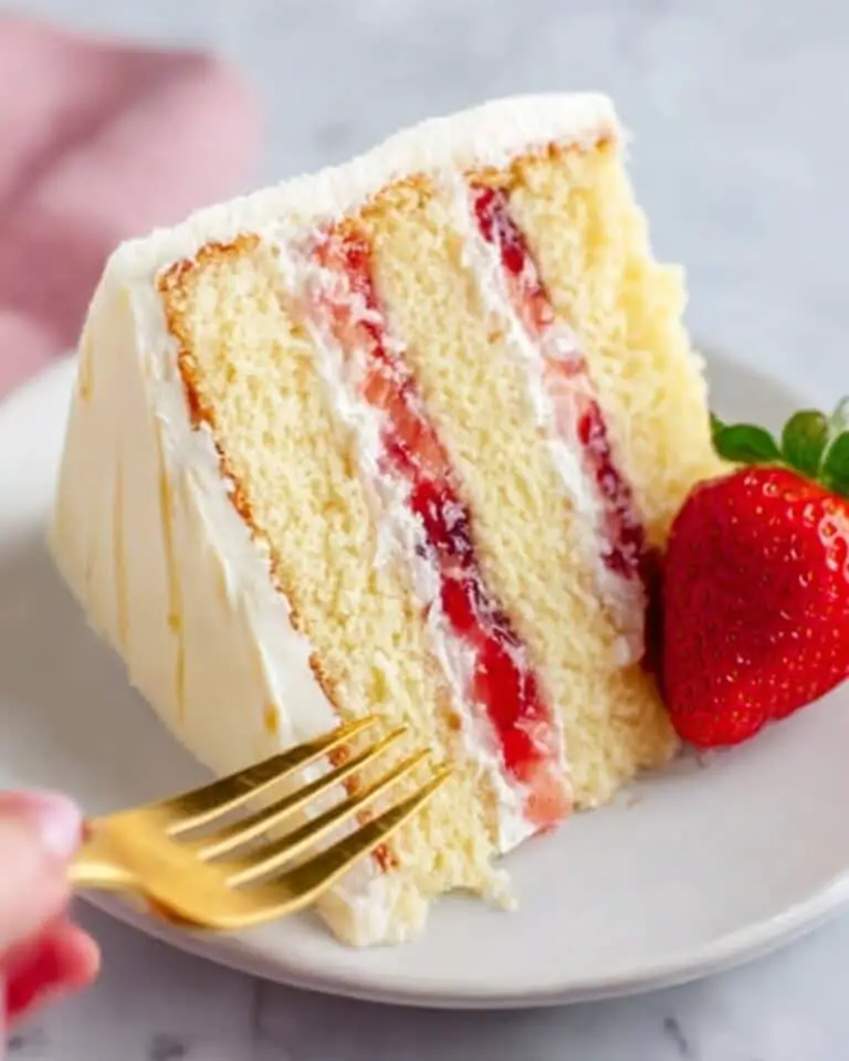 Strawberry Mascarpone Cake Recipe
