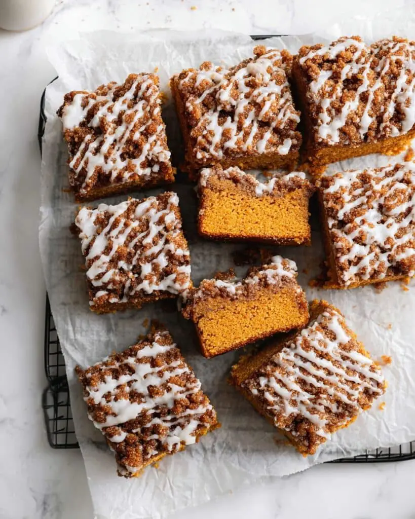 Pumpkin Coffee Cake with Maple Glaze Recipe