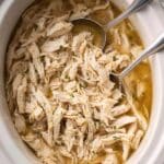 Easy Juicy Crockpot Shredded Chicken Recipe
